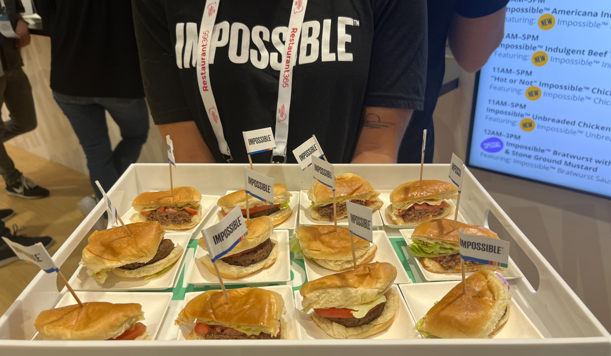 Mini Impossible Burger Sliders