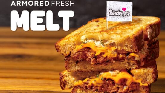 A melt sandwich from Bareburger.