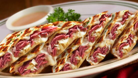 Bennigan's quesadillas.
