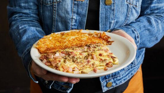 Food from The Big Biscuit.