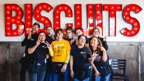 The Big Biscuit employees.