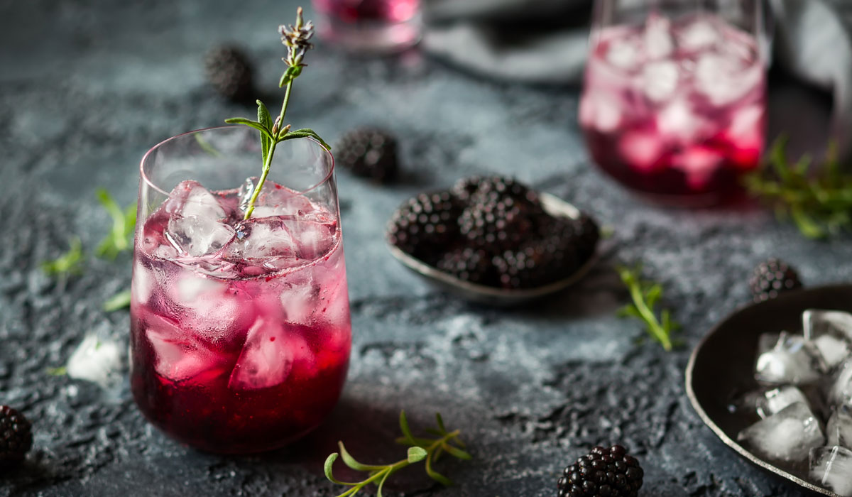 Blackberry Junip, Made With Blackberries, Is A Perfect Drink For Valentine's Day