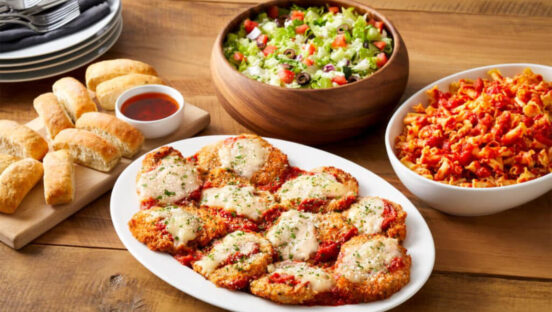 Food from Bravo! Italian Kitchen.