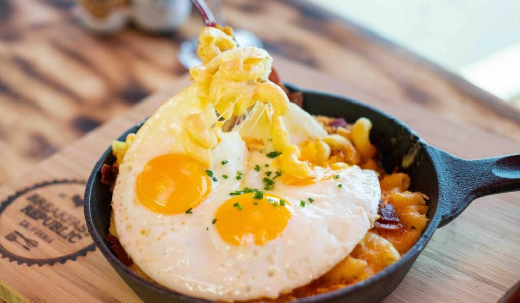 Breakfast Republic food in a skillet.
