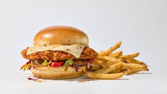 The Kickin' Chicken Sandwich from Buffalo Wild Wings.