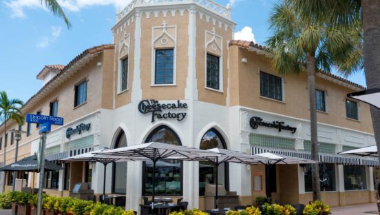Cheesecake Factory restaurant.