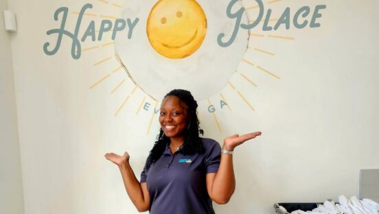 Clarissa Neely, Eggs Up Grill franchisee.