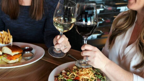 Cooper's Hawk Wine and food.
