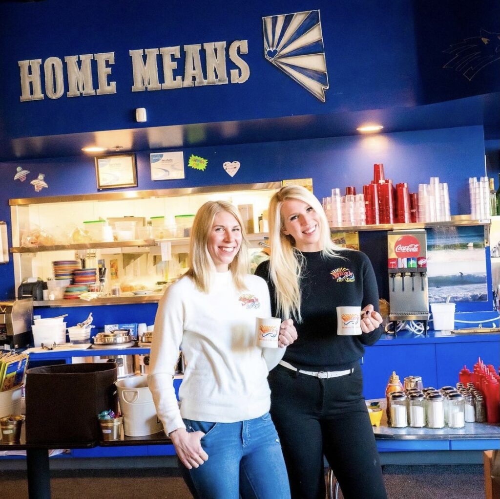 Squeeze In Breakfast and Lunch, sisters Kay Young and Shila Morris.