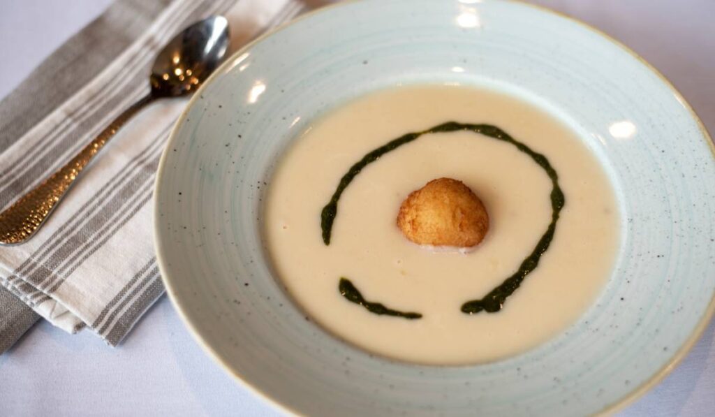 Potato leek soup.