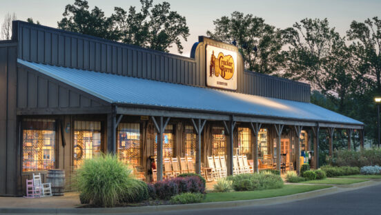 Cracker Barrel restaurant.