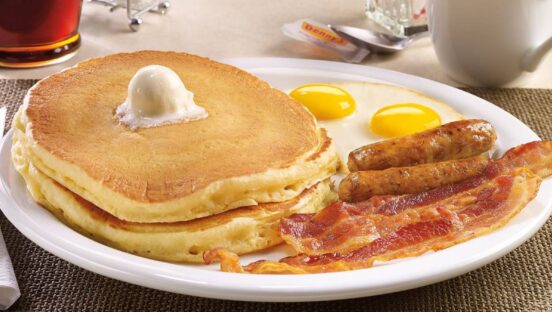 Denny's food.