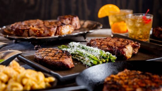Grand View Lodge Char Craft Steak- Signature Black Truffle Stuffed Beef Ribeye.