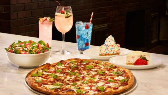 Grimaldi's Red, White and BBQ menu.