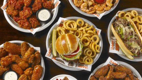 Hooters food.