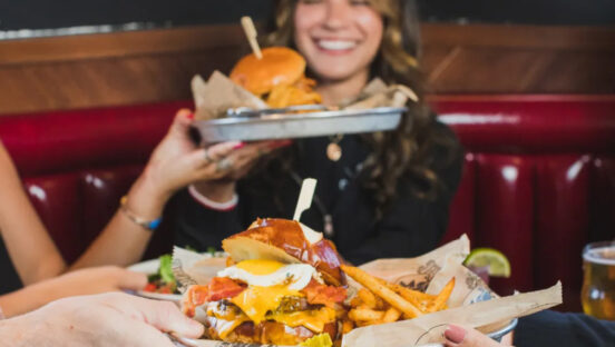 Food from HopCat.