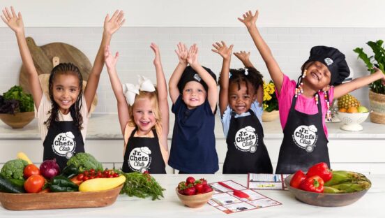 The Jr. Chefs Club is open to children 12 and under, and parents or guardians can enroll up to five children under their email profile.