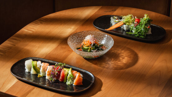 Food from Kasumi.