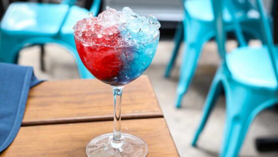 A Fourth of July cocktail at Mercadito.