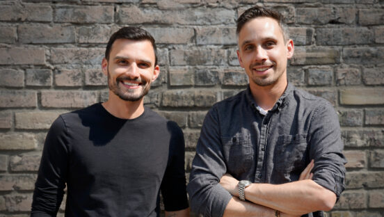 Opsi was born out of the frustration of James Passafaro (right), who has more than 15 years of experience as a chef, and his childhood friend Matt Luckey (left), who has a background in product design.