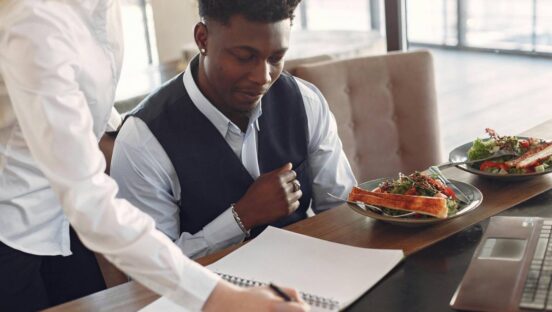 Pexels stock image employee manager restaurant training.