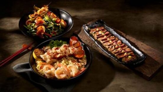 P.F. Chang's five-course menu.