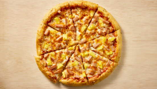 Pizza Inn's SPAM Hawaiian Luau Pizza.