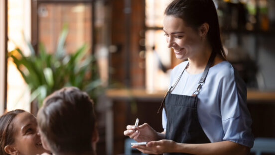 Restaurant worker.