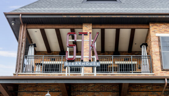 STK Steakhouse restaurant.