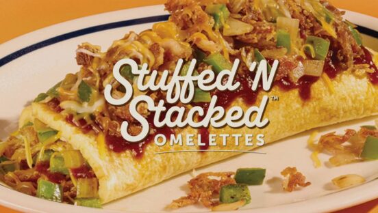 IHOP's Stuffed 'N Stacked Omelettes.