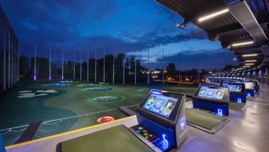 Topgolf venue.