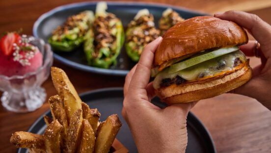Uchi Miami lunch burger.