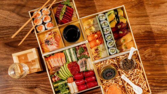 Uchi sushi box.